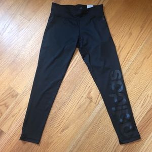 Black adidas Logo Leggings